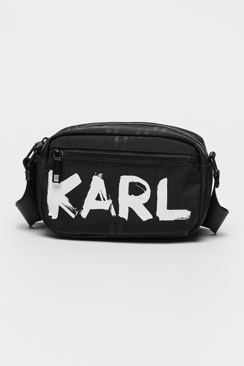 Karl Lagerfeld Geanta crossbody cu imprimeu logo - Pled.ro