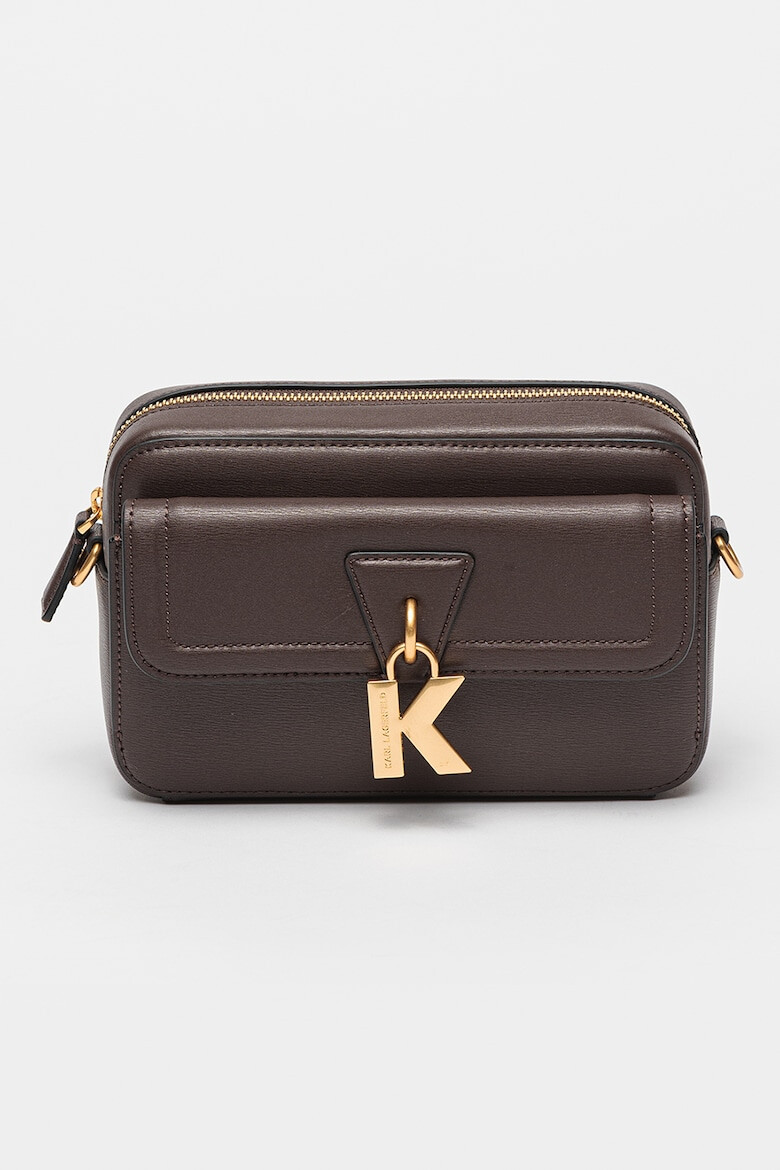 Karl Lagerfeld Geanta crossbody de piele - Pled.ro