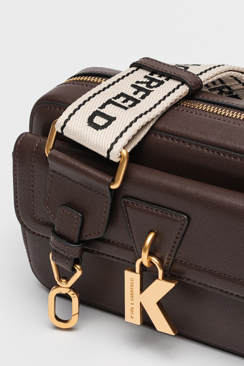 Karl Lagerfeld Geanta crossbody de piele - Pled.ro