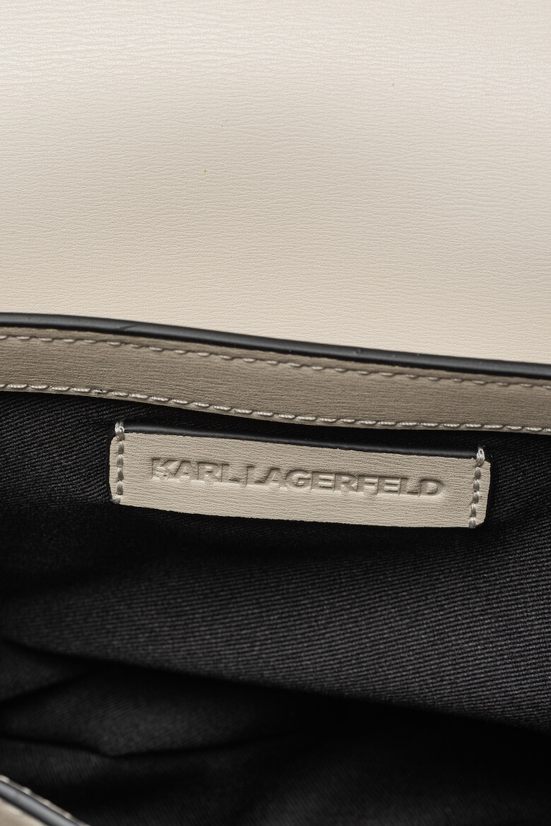 Karl Lagerfeld Geanta crossbody de piele - Pled.ro