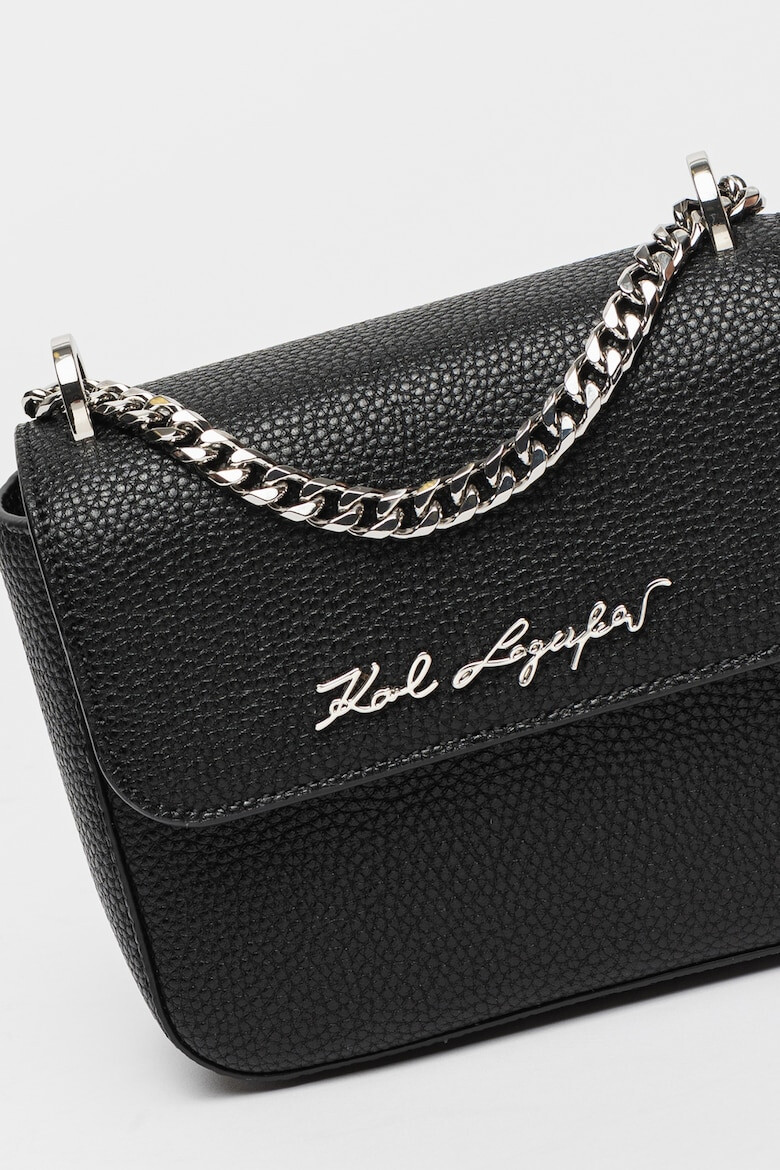 Karl Lagerfeld Geanta crossbody de piele - Pled.ro