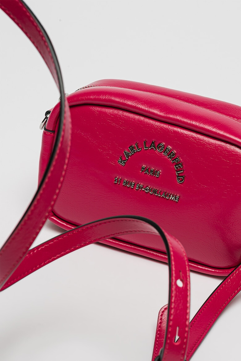 Karl Lagerfeld Geanta crossbody de piele ecologica cu logo - Pled.ro