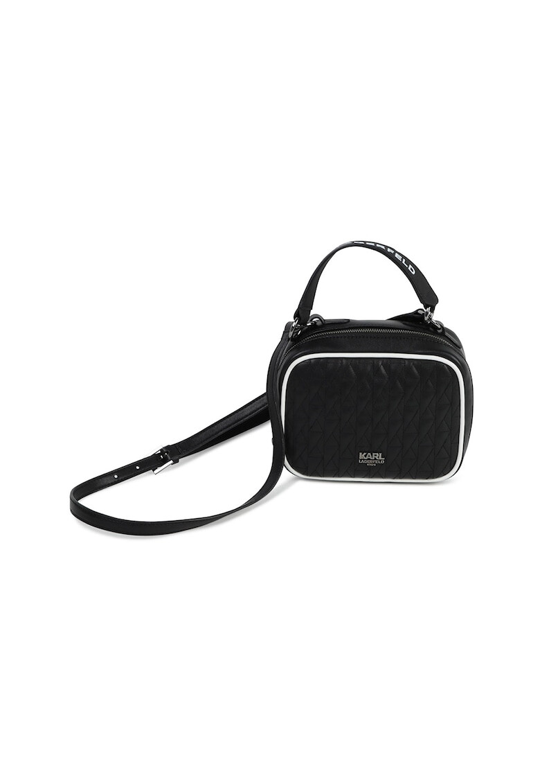 Karl Lagerfeld Geanta crossbody de piele ecologica cu model logo - Pled.ro