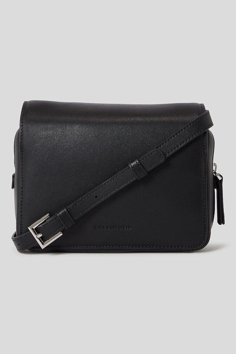 Karl Lagerfeld Geanta crossbody din piele Disk - Pled.ro