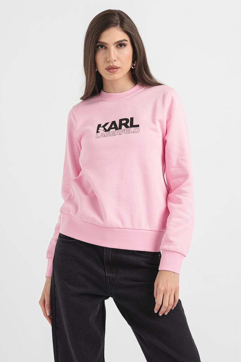 Karl Lagerfeld Hanorac de bumbac organic cu logo - Pled.ro