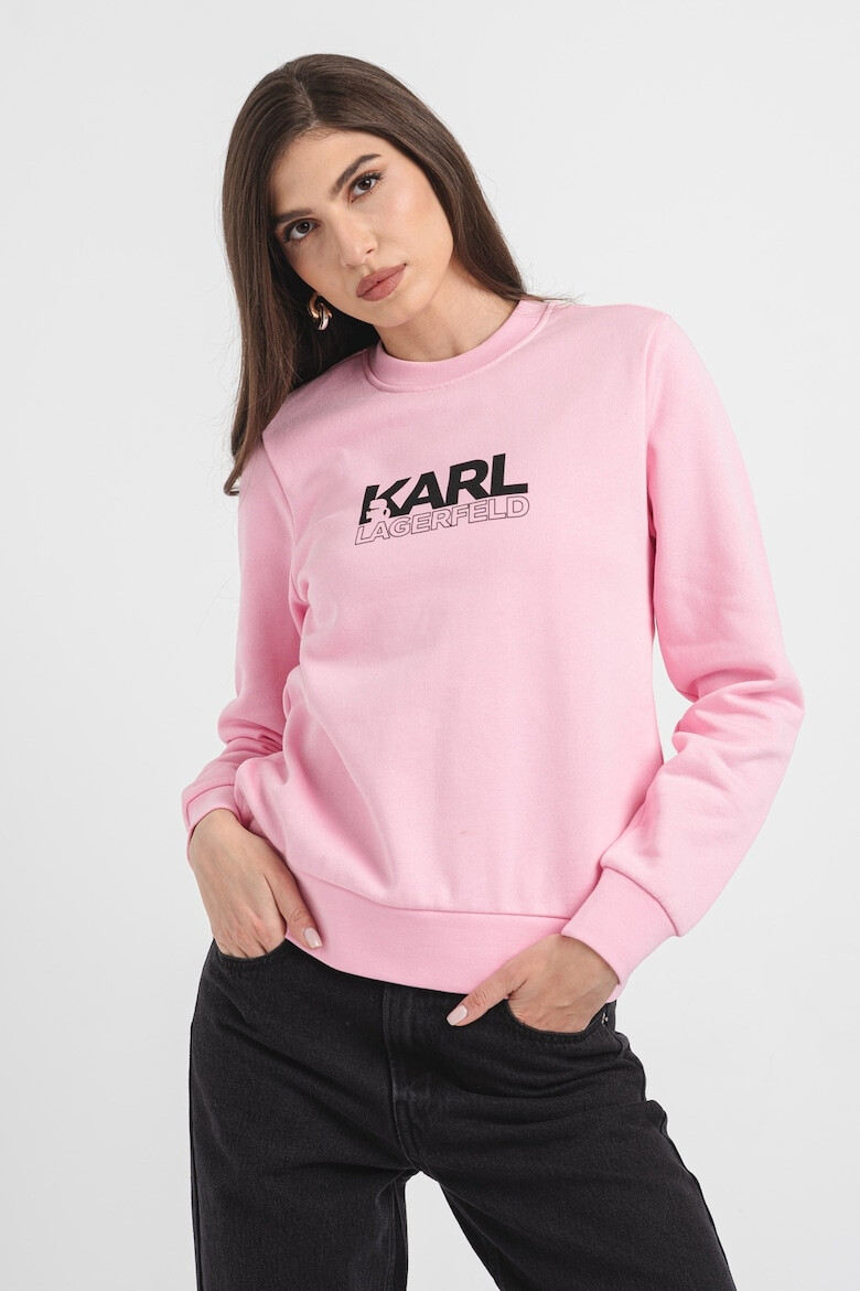 Karl Lagerfeld Hanorac de bumbac organic cu logo - Pled.ro