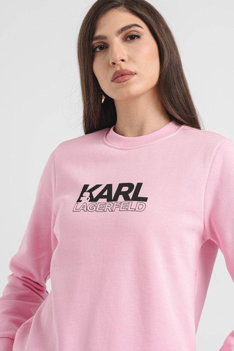 Karl Lagerfeld Hanorac de bumbac organic cu logo - Pled.ro