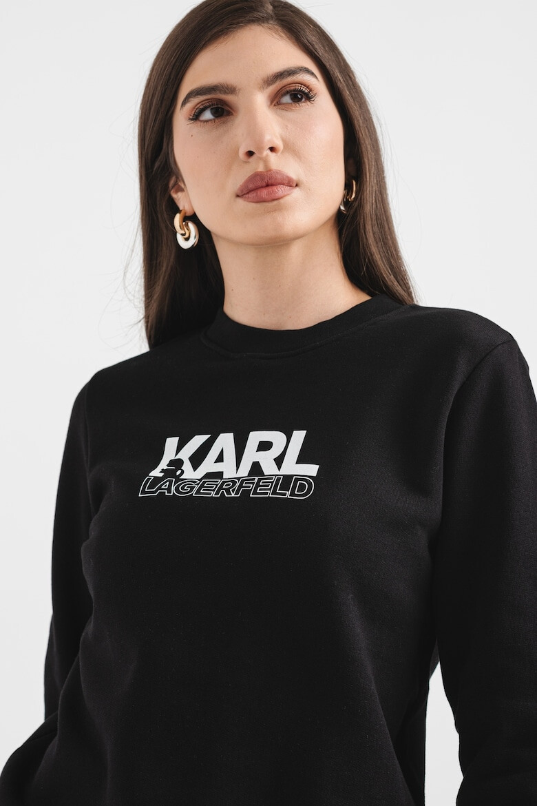 Karl Lagerfeld Hanorac de bumbac organic cu logo - Pled.ro