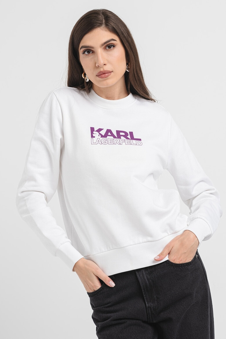 Karl Lagerfeld Hanorac de bumbac organic cu logo - Pled.ro