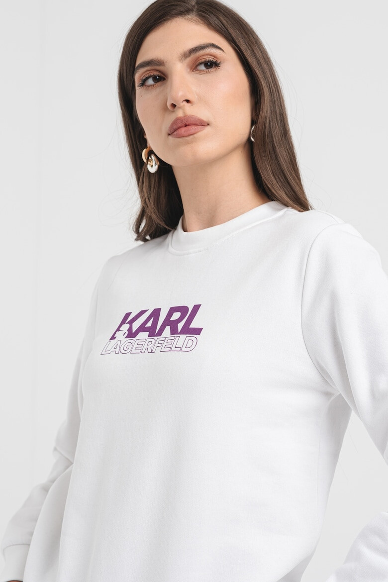 Karl Lagerfeld Hanorac de bumbac organic cu logo - Pled.ro