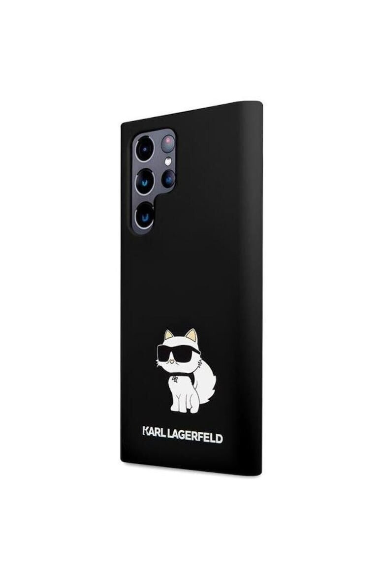 Karl Lagerfeld Husa de protectie Liquid Silicone Choupette NFT pentru Samsung Galaxy S23 Ultra Negru - Pled.ro