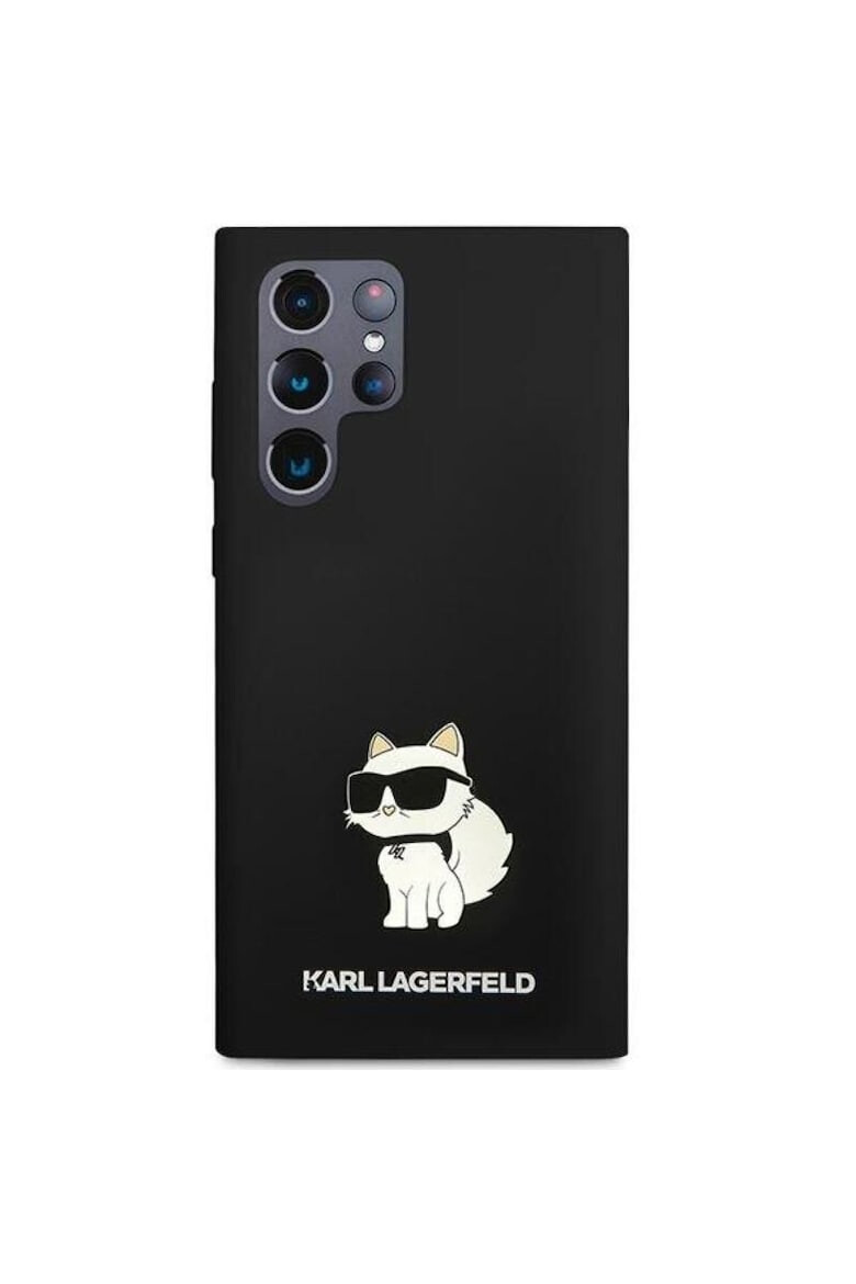 Karl Lagerfeld Husa de protectie Liquid Silicone Choupette NFT pentru Samsung Galaxy S23 Ultra Negru - Pled.ro