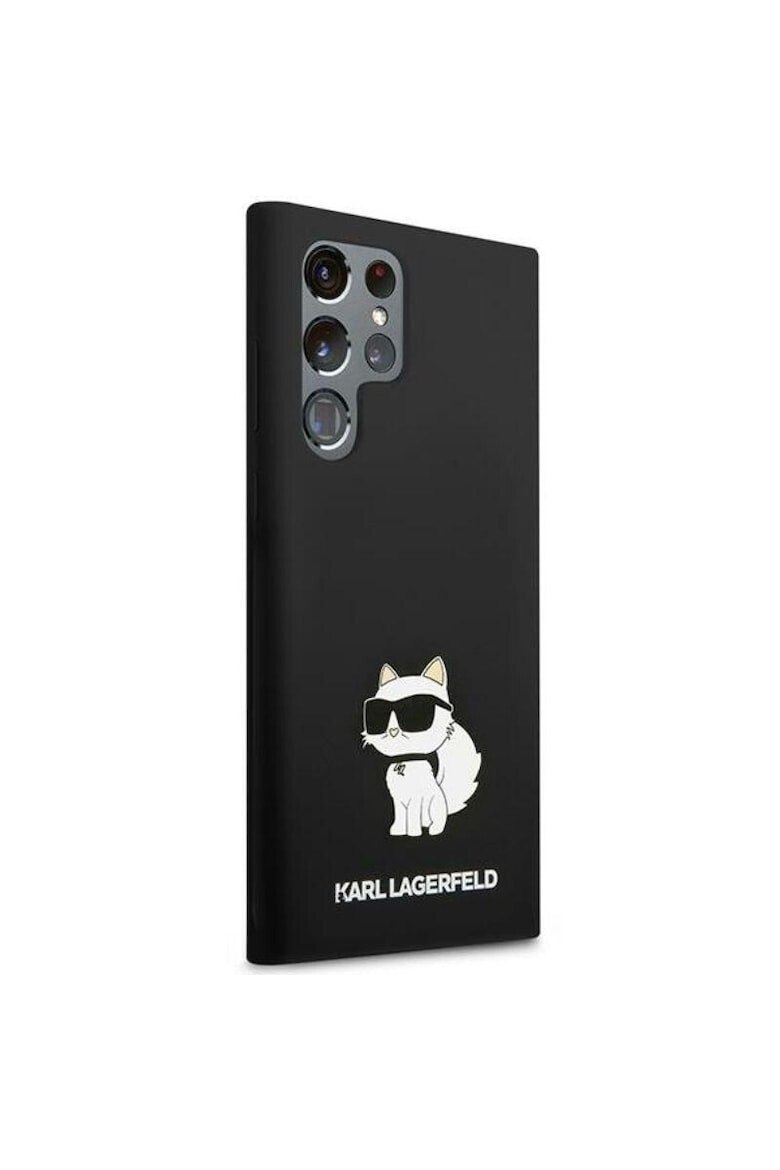 Karl Lagerfeld Husa de protectie Liquid Silicone Choupette NFT pentru Samsung Galaxy S23 Ultra Negru - Pled.ro