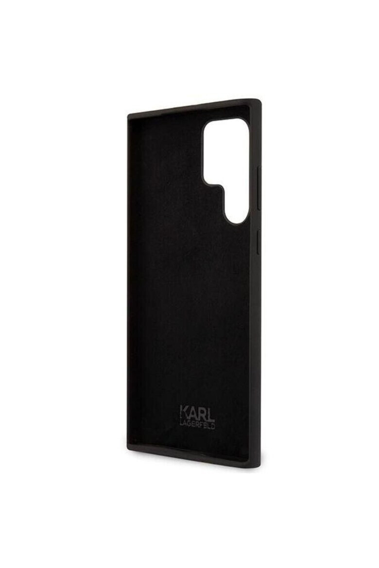 Karl Lagerfeld Husa de protectie Liquid Silicone Choupette NFT pentru Samsung Galaxy S23 Ultra Negru - Pled.ro