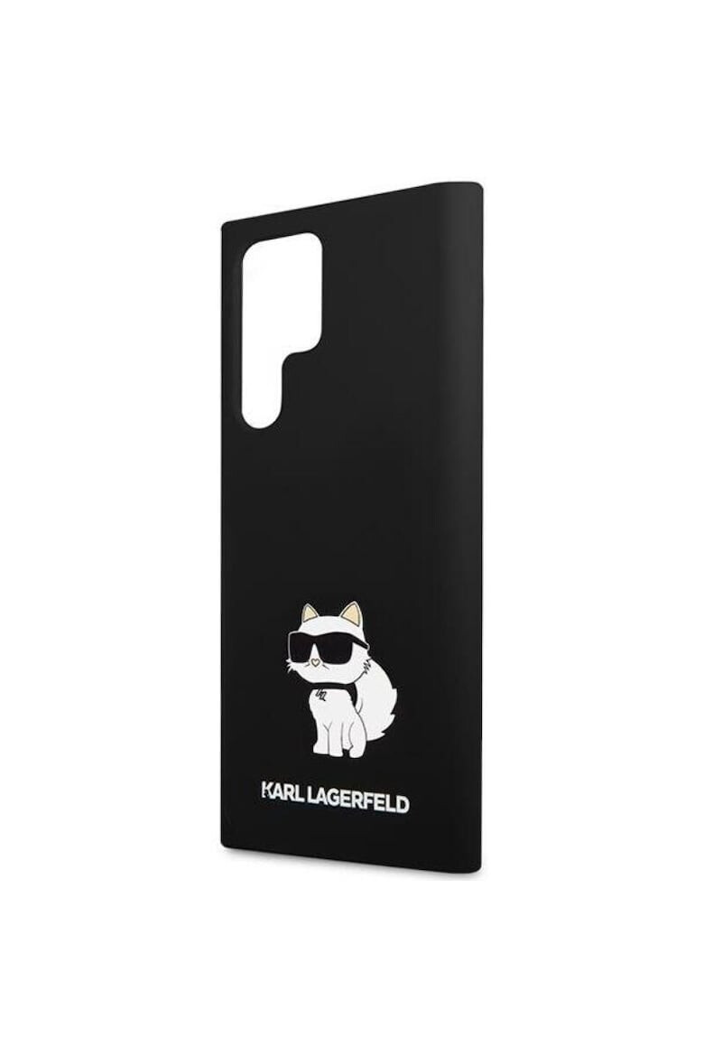 Karl Lagerfeld Husa de protectie Liquid Silicone Choupette NFT pentru Samsung Galaxy S23 Ultra Negru - Pled.ro