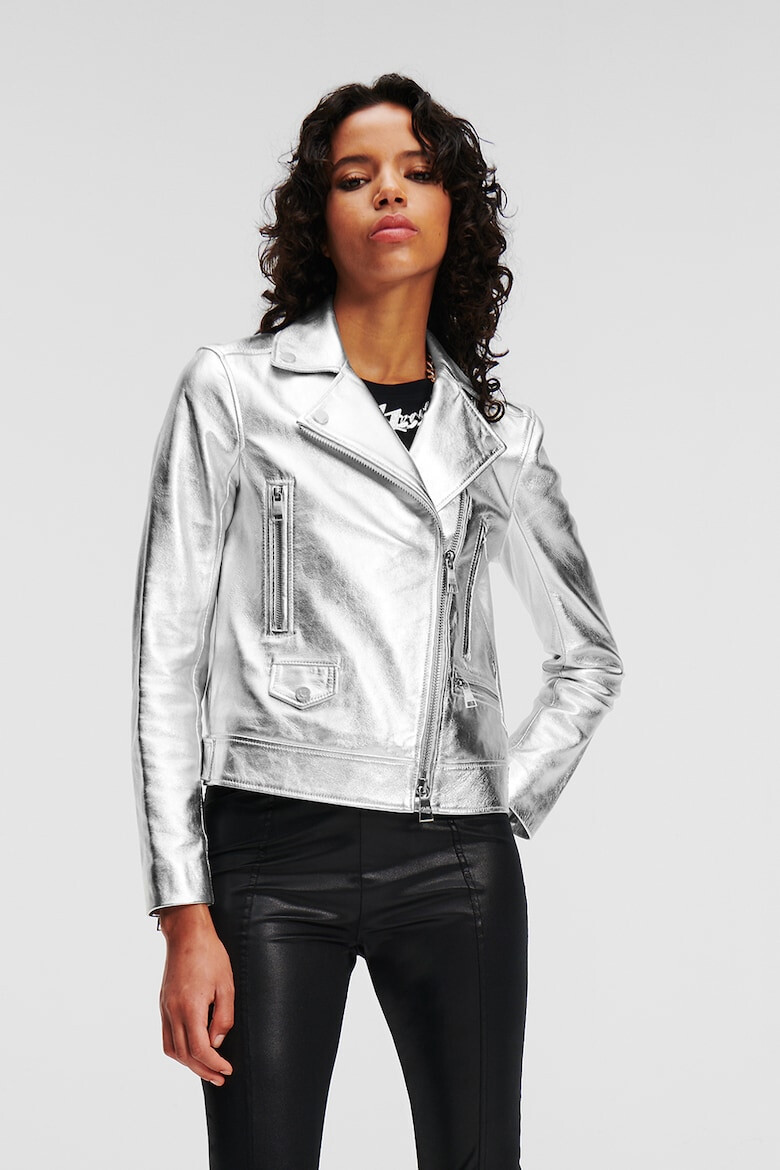 Karl Lagerfeld Jacheta biker de piele - Pled.ro