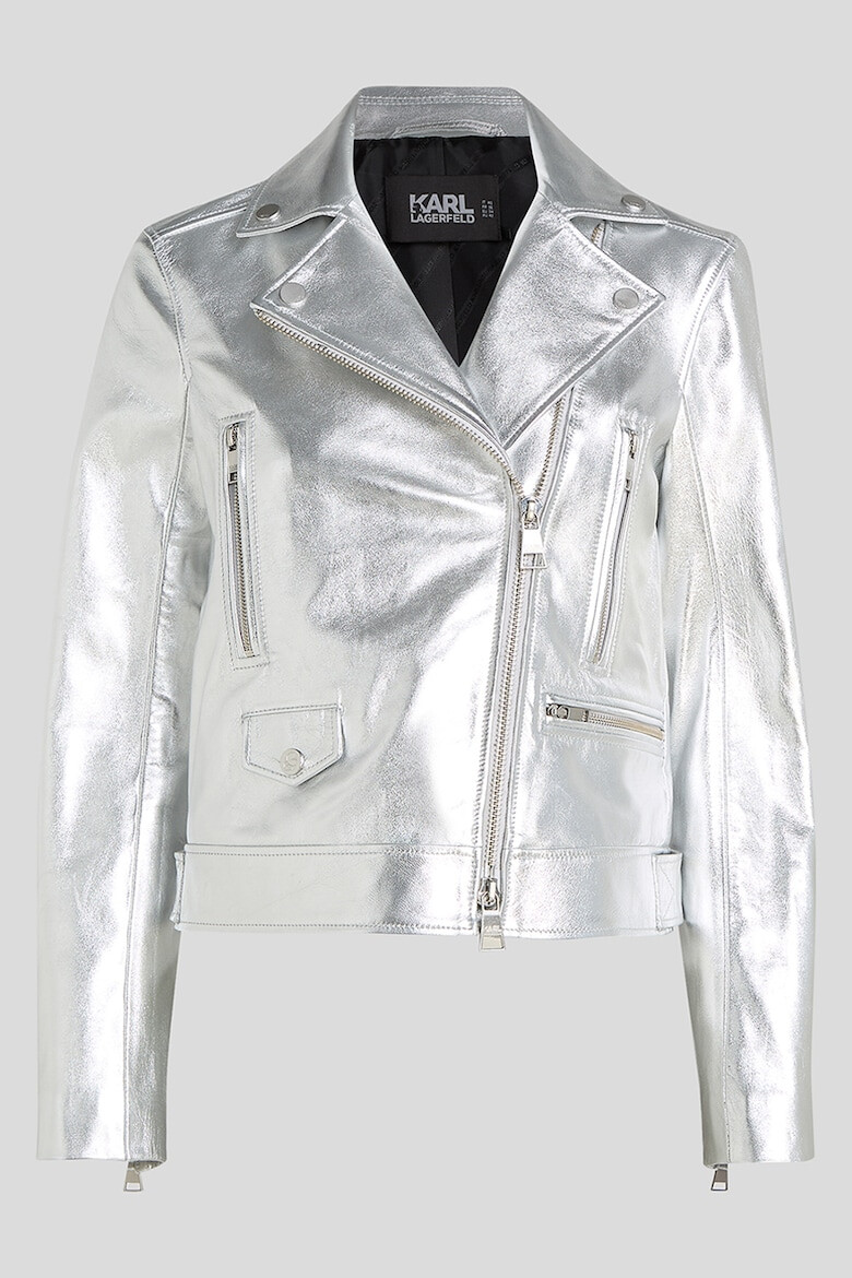 Karl Lagerfeld Jacheta biker de piele - Pled.ro