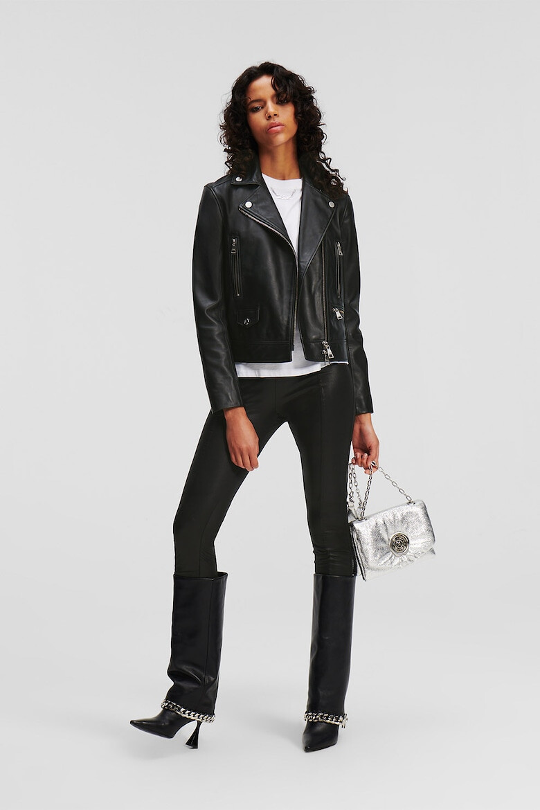 Karl Lagerfeld Jacheta biker de piele - Pled.ro