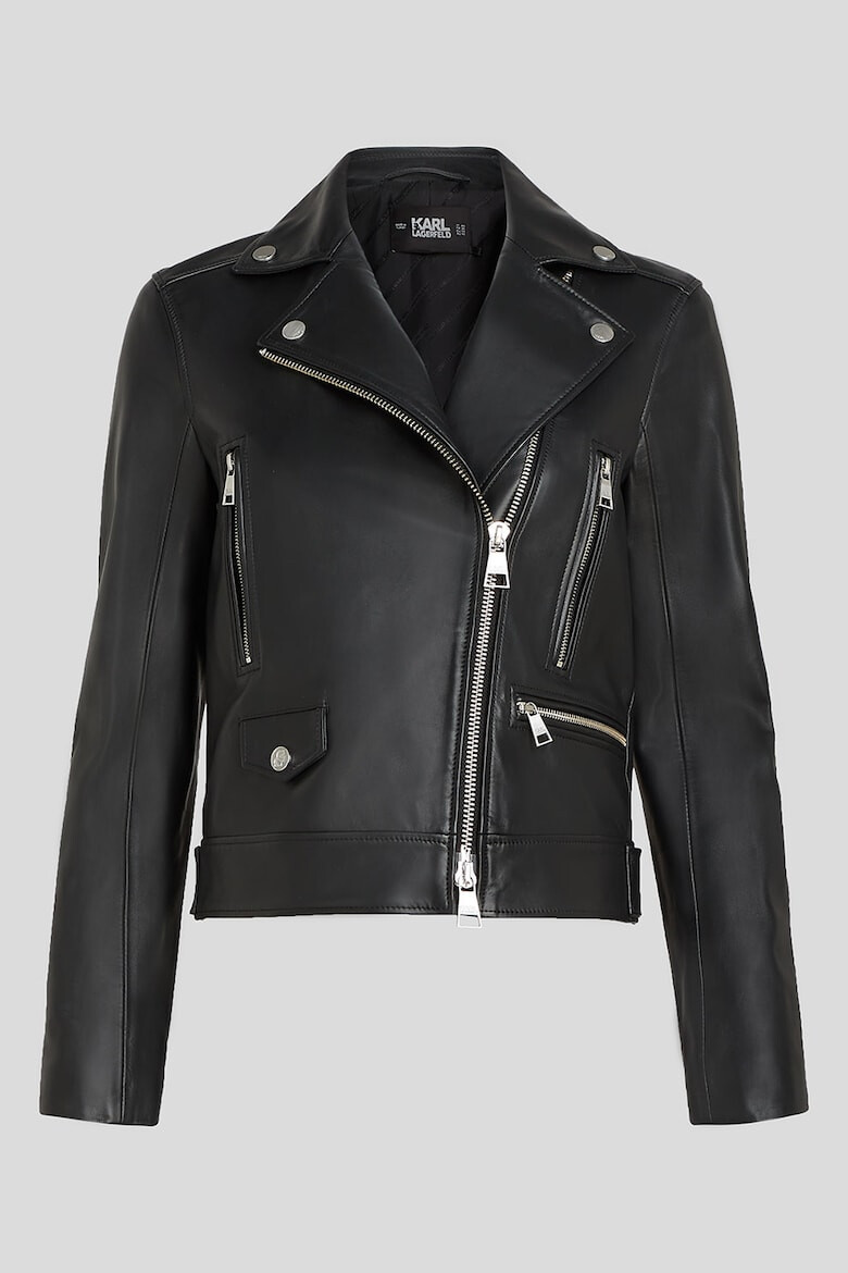 Karl Lagerfeld Jacheta biker de piele - Pled.ro