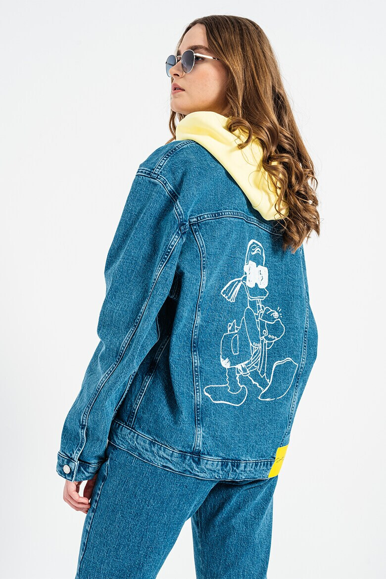 Karl Lagerfeld Jacheta supradimensionata de denim KL X Disney - Pled.ro