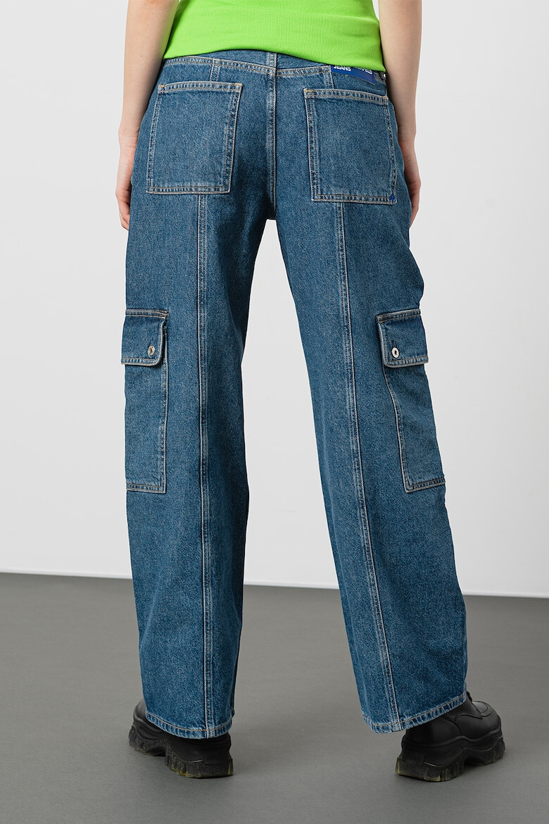 KARL LAGERFELD JEANS Blugi cargo cu croiala dreapta - Pled.ro