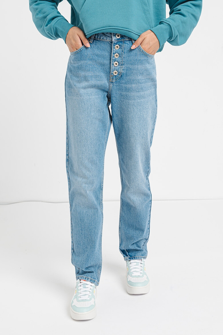 KARL LAGERFELD JEANS Blugi conici cu aspect decolorat - Pled.ro