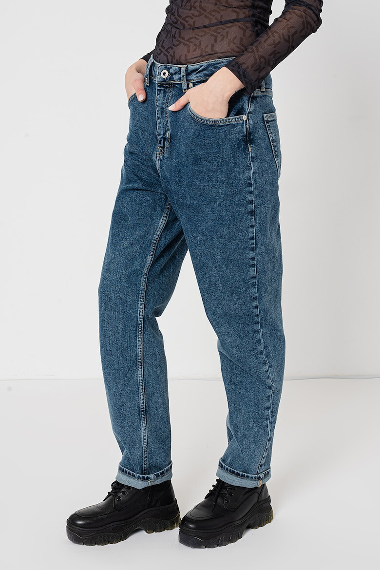 KARL LAGERFELD JEANS Blugi conici cu talie inalta - Pled.ro