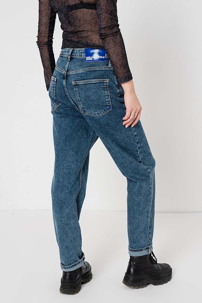 KARL LAGERFELD JEANS Blugi conici cu talie inalta - Pled.ro