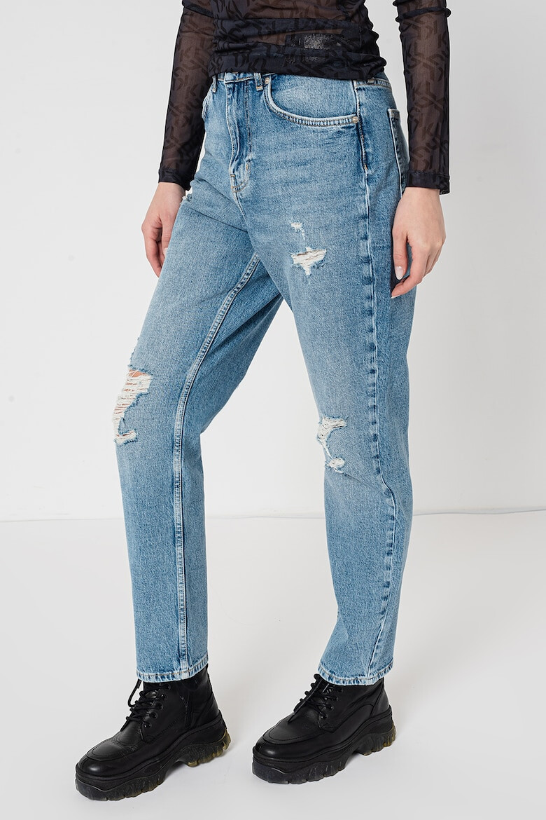 KARL LAGERFELD JEANS Blugi conici cu talie inalta - Pled.ro