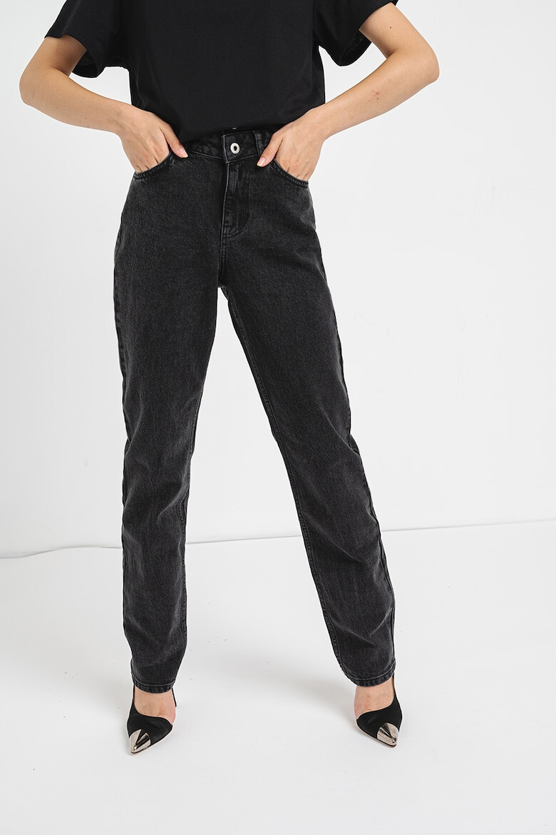 KARL LAGERFELD JEANS Blugi conici cu talie inalta - Pled.ro