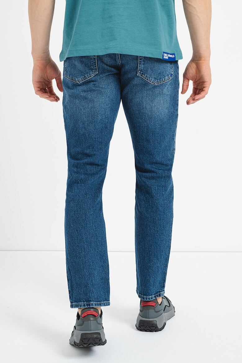 KARL LAGERFELD JEANS Blugi conici de bumbac organic - Pled.ro