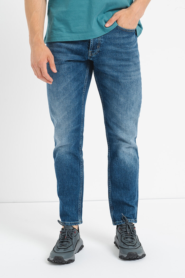 KARL LAGERFELD JEANS Blugi conici de bumbac organic - Pled.ro