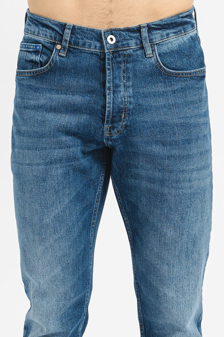 KARL LAGERFELD JEANS Blugi conici de bumbac organic - Pled.ro