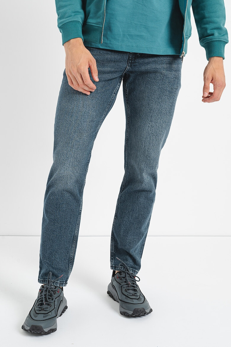 KARL LAGERFELD JEANS Blugi conici din amestec de bumbac organic - Pled.ro