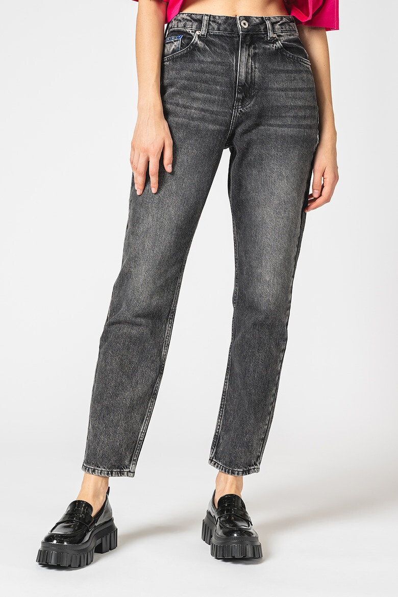 KARL LAGERFELD JEANS Blugi crop cu talie inalta - Pled.ro