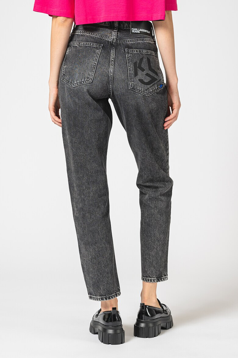 KARL LAGERFELD JEANS Blugi crop cu talie inalta - Pled.ro