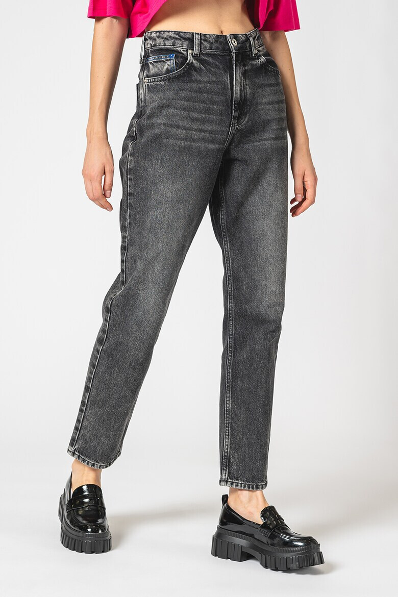 KARL LAGERFELD JEANS Blugi crop cu talie inalta - Pled.ro