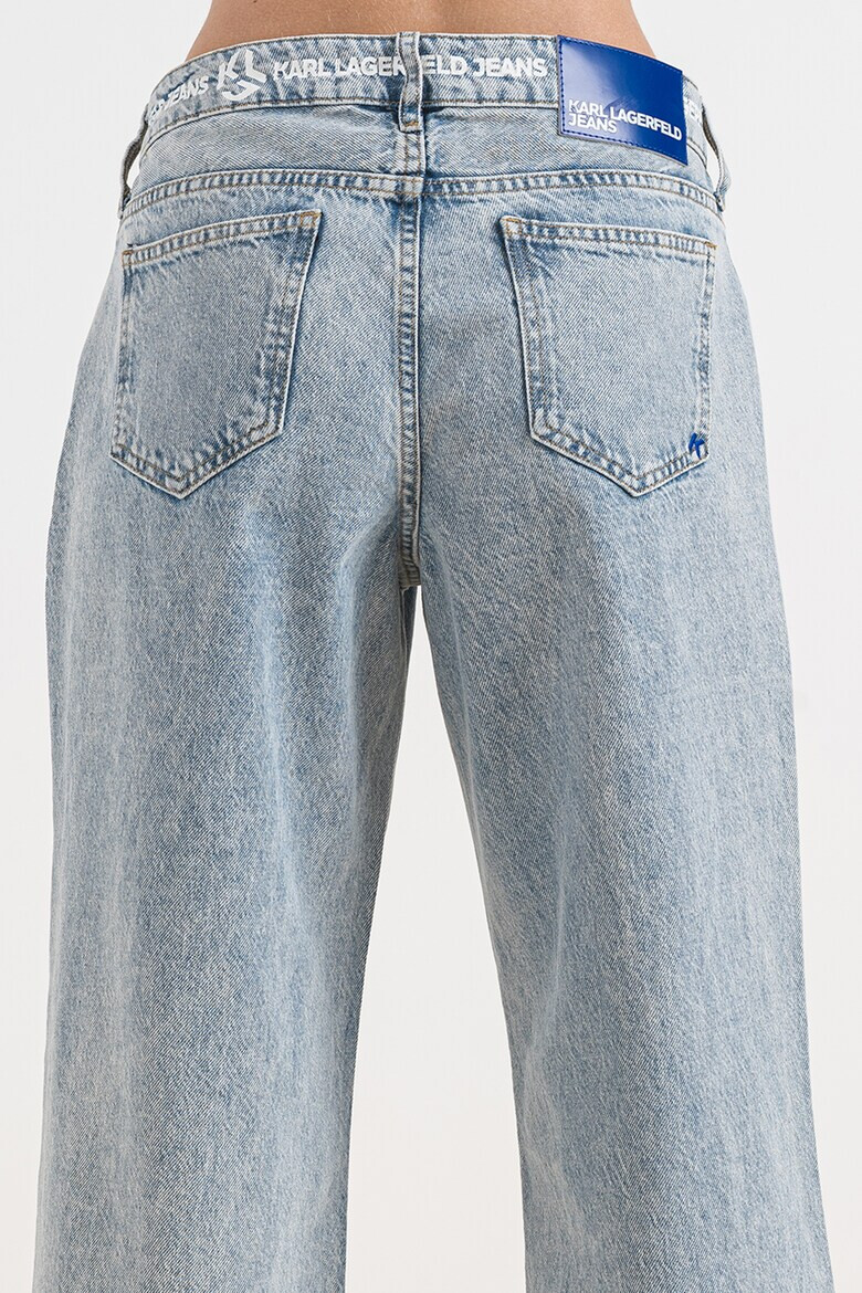 KARL LAGERFELD JEANS Blugi cu croiala ampla si 5 buzunare - Pled.ro