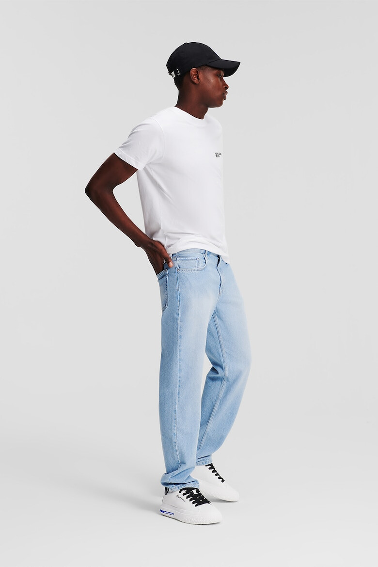 KARL LAGERFELD JEANS Blugi drepti cu aspect decolorat - Pled.ro