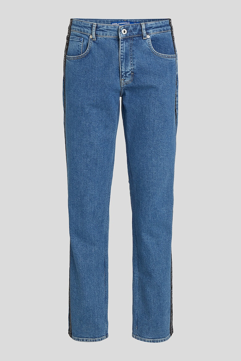 KARL LAGERFELD JEANS Blugi drepti cu insertie logo - Pled.ro