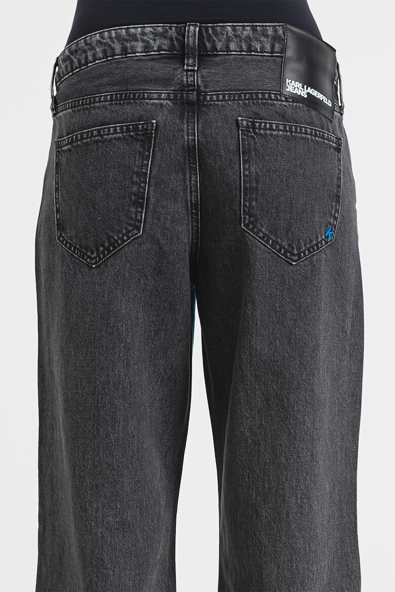 KARL LAGERFELD JEANS Blugi drepti cu model in doua nuante - Pled.ro