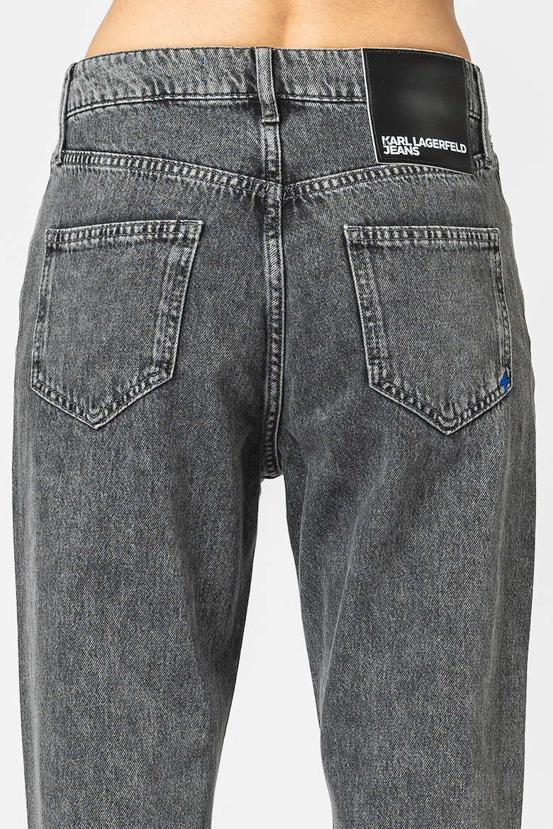 KARL LAGERFELD JEANS Blugi drepti cu slituri laterale - Pled.ro