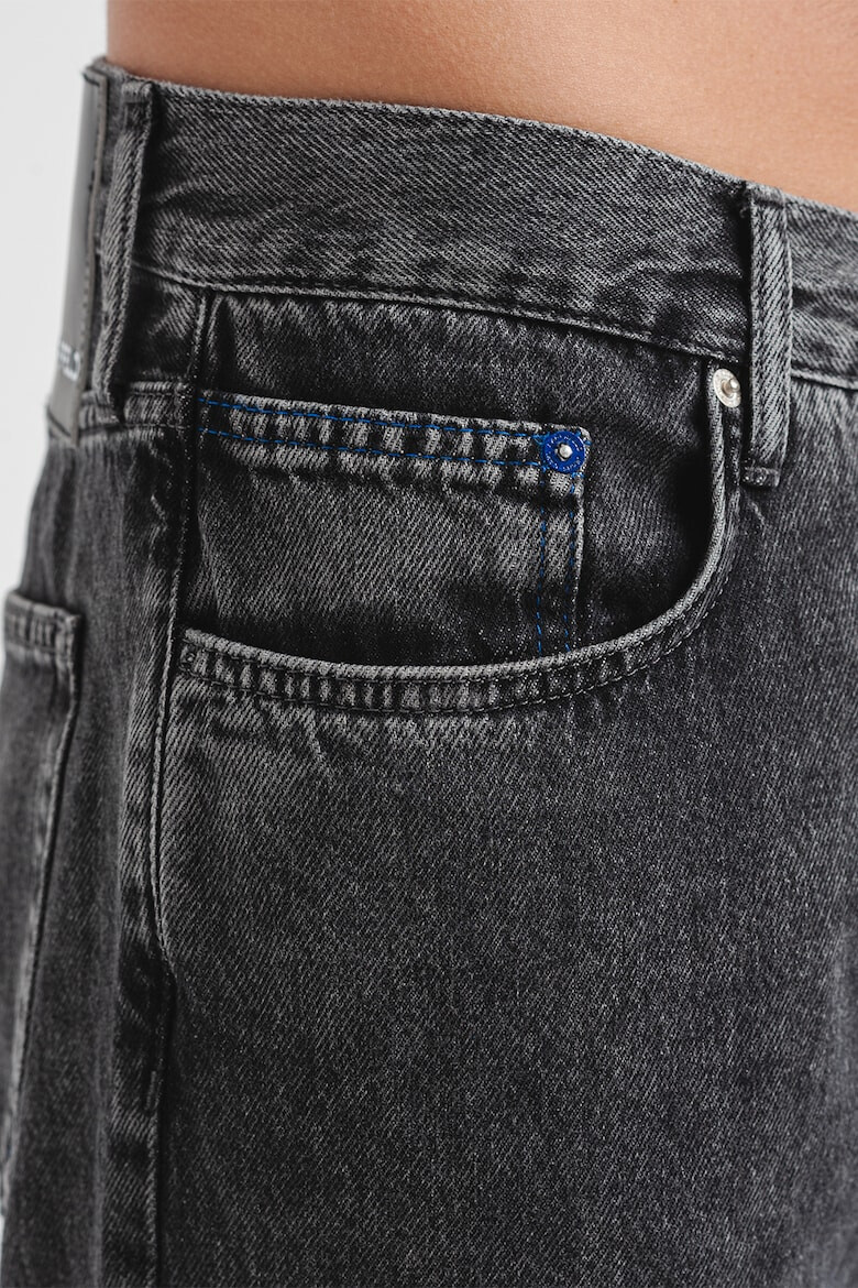 KARL LAGERFELD JEANS Blugi drepti din bumbac organic - Pled.ro