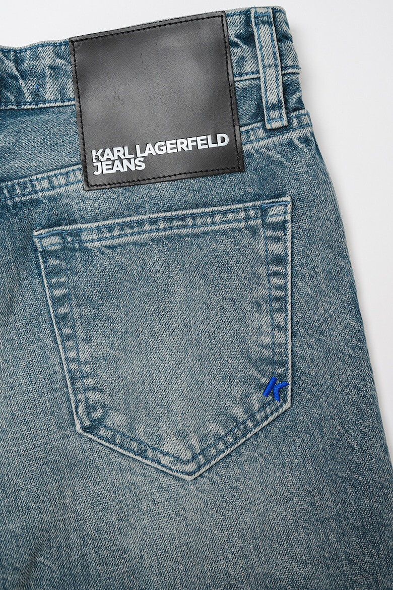 KARL LAGERFELD JEANS Blugi relaxed fit cu talie inalta - Pled.ro