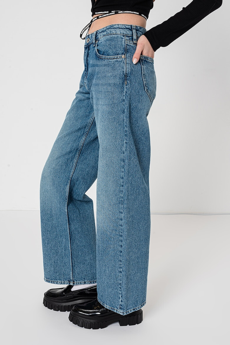 KARL LAGERFELD JEANS Blugi relaxed fit cu talie medie - Pled.ro