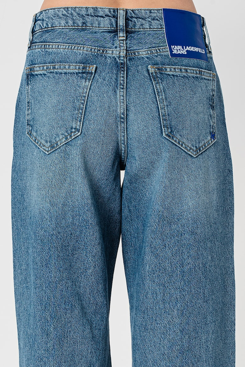 KARL LAGERFELD JEANS Blugi relaxed fit cu talie medie - Pled.ro