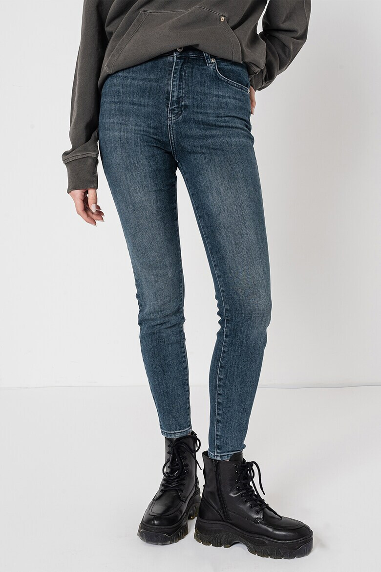 KARL LAGERFELD JEANS Blugi skinny cu talie inalta - Pled.ro