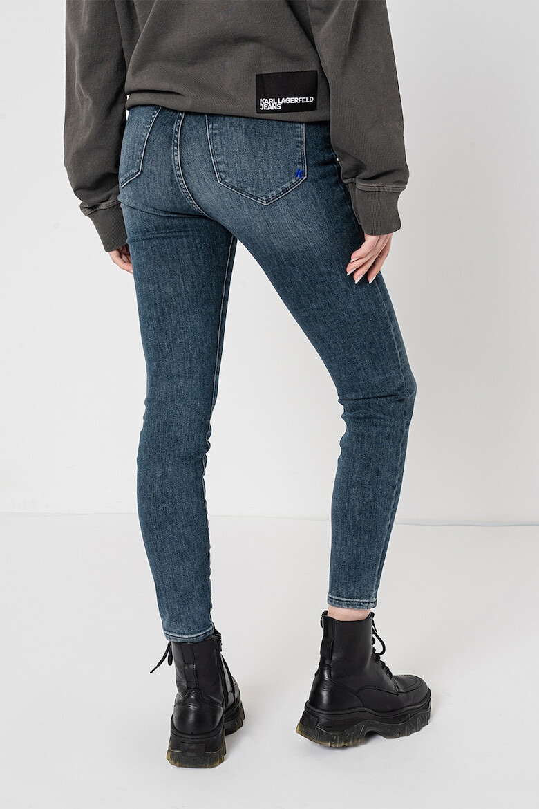 KARL LAGERFELD JEANS Blugi skinny cu talie inalta - Pled.ro