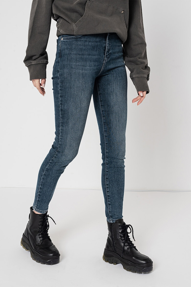 KARL LAGERFELD JEANS Blugi skinny cu talie inalta - Pled.ro