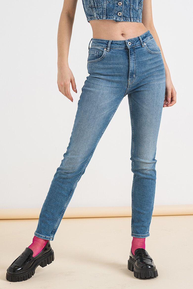 KARL LAGERFELD JEANS Blugi skinny cu talie inalta - Pled.ro